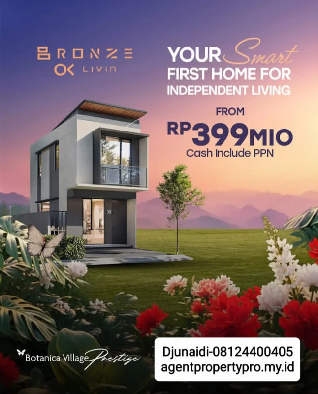 Bronze livin Botanica Village prestige manado