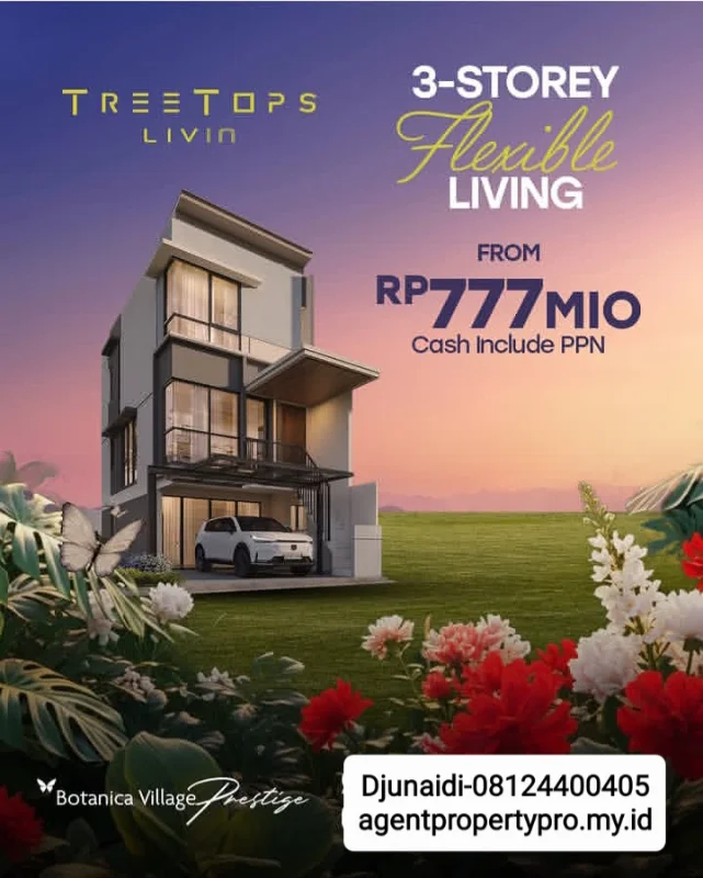 TreeTops Livin Botanica Village Prestige Manado