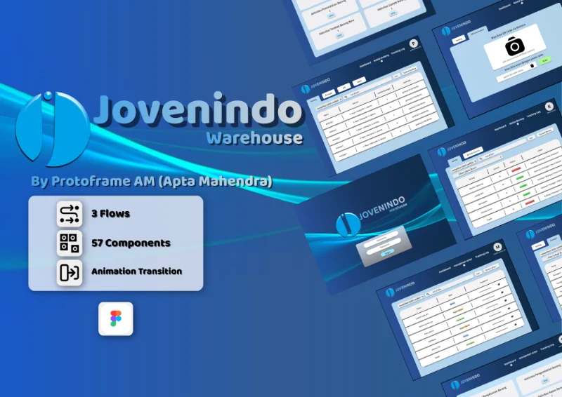 UI/UX Preview Video | Jovenindo Warehouse Management